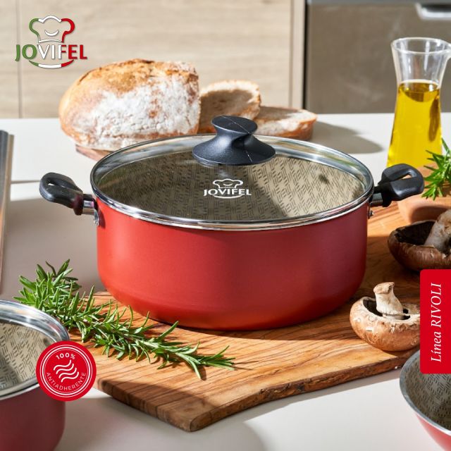 Bateria De Cocina Piamonte Teflon Cacerolas + Sarten Jovifel